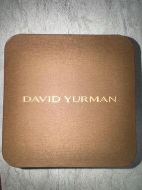 David Yurman Brown and Gold Jewelry Box
